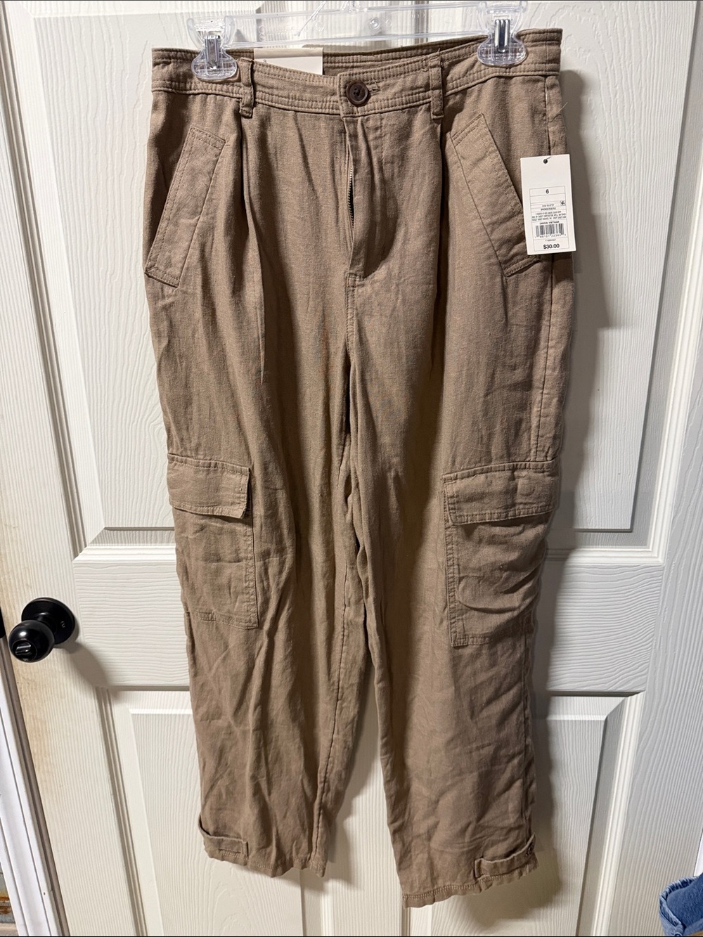 Target Men's Cargo Pants in Khaki Brown